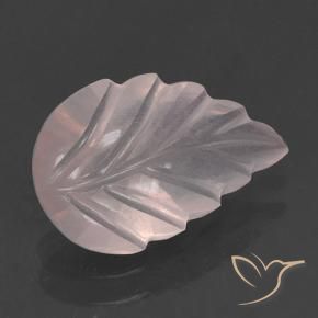 Quartz rose Rose clair naturelle Taille Fleur, 2.58 ct, Transparent