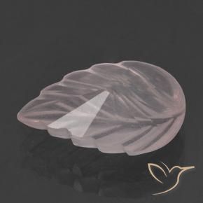 Quartz rose Rose clair naturelle Taille Fleur, 2.58 ct, Transparent