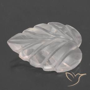 Quartz rose Ton rose rosé naturelle Taille Fleur, 2.96 ct, Transparent