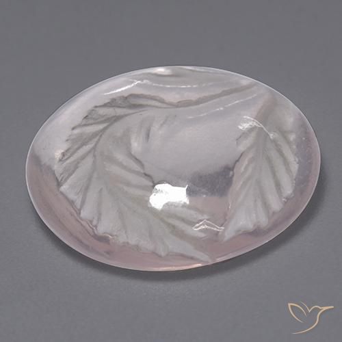 Quartz rose Rose rosé très clair naturelle Tour, 8.30 ct, Transparent