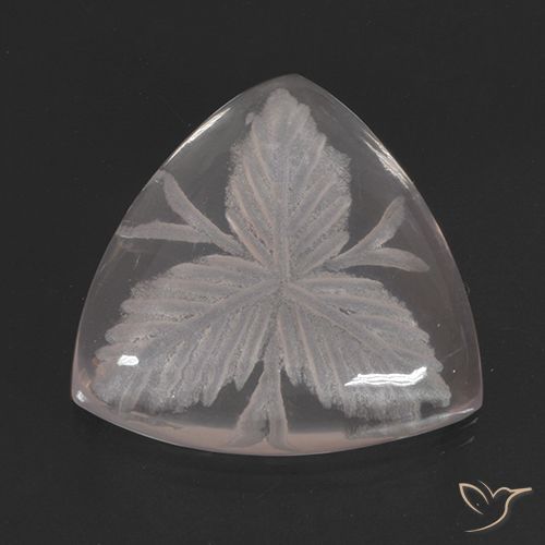 10.38ct Naturel Incolore Quartz rose, Trillion, Transparent