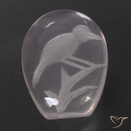 11.18ct Naturel Rose très clair Quartz Rose, Fantaisie, Transparent