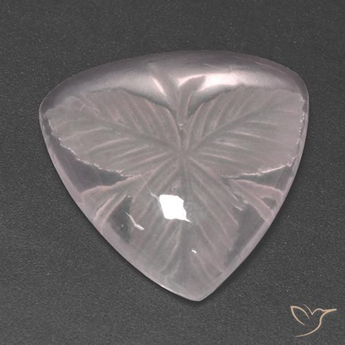 10.46ct Naturel Rose clair Quartz Rose, Trillion, Transparent
