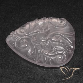 Quartz rose Incolore naturelle En forme de poire, 20.93 ct, Transparent