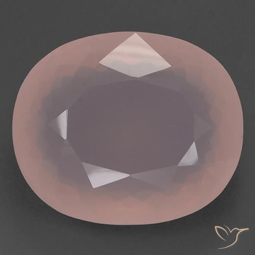 243.58ct Naturel Rose Quartz Rose, ovale, Transparent