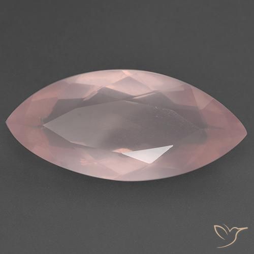 Quartz rose Rose vif naturelle Marquise, 18.58 ct, Transparent
