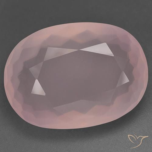 48.51ct Naturel Rose moyen Quartz Rose, ovale, Transparent