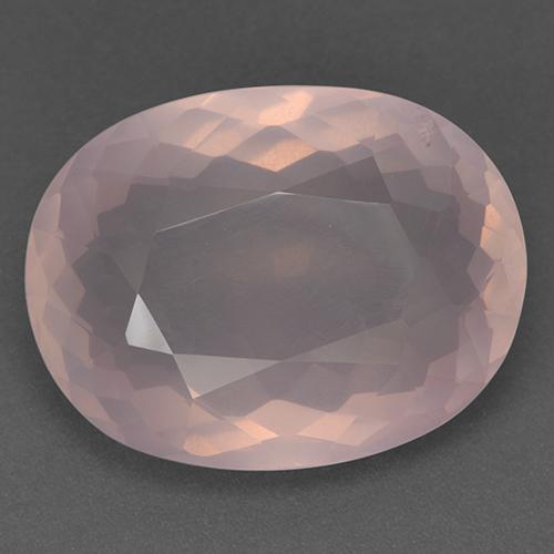 26.41ct Naturel Rose clair Quartz Rose, ovale, Transparent