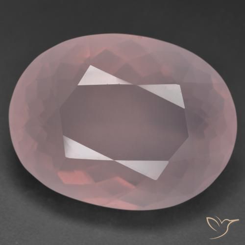 41.36ct Naturel Rose moyen Quartz Rose, ovale, Transparent