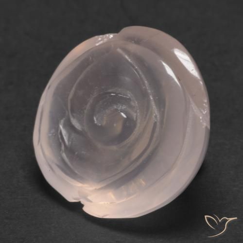 Quartz rose Flamant rose naturelle Taille Fleur, 17.48 ct, Translucide