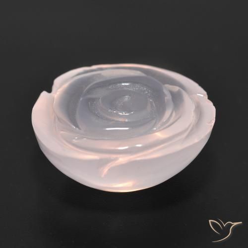 Quartz rose Flamant rose naturelle Taille Fleur, 15.96 ct, Translucide