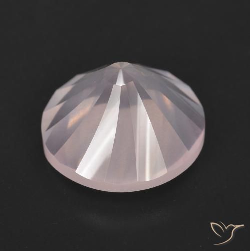 Quartz rose Rose léger naturelle Tour, 6.06 ct, Transparent