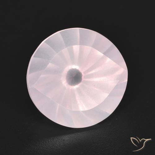 Quartz rose Rose rosé très clair naturelle Tour, 5.50 ct, Transparent