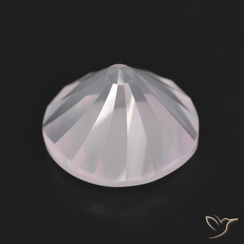 Quartz rose Rose rosé très clair naturelle Tour, 5.50 ct, Transparent