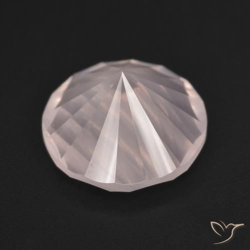 Quartz rose Rose clair naturelle Tour, 5.23 ct, Transparent