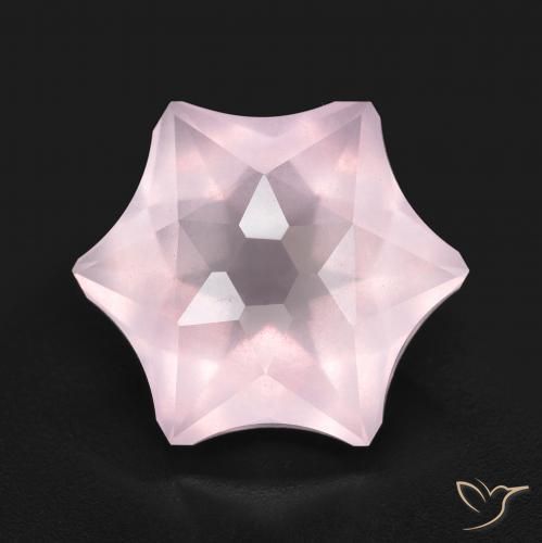 9.17ct Naturel Rose clair Quartz Rose, Fantaisie, Transparent