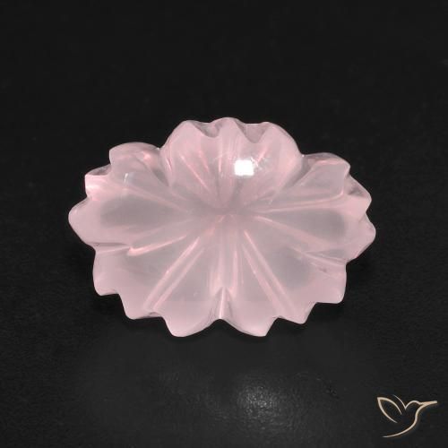6.67ct Naturel Rose corail Quartz Rose, Fantaisie, Transparent