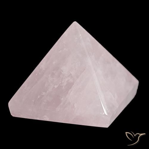 Quartz Rose Rose naturelle Carré, 98.01 ct, Opaque