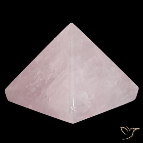 Quartz Rose Rose naturelle Carré, 98.01 ct, Opaque