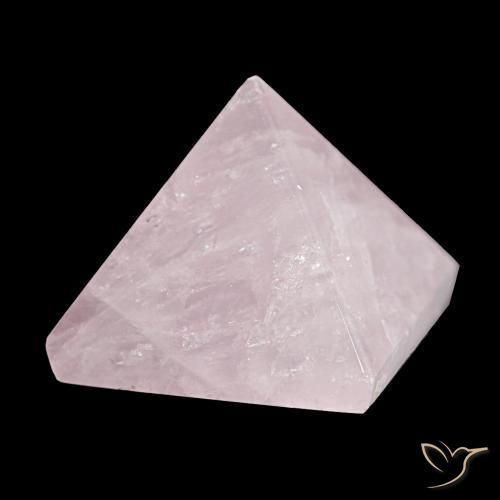Quartz Rose Rose pêche léger naturelle Carré, 71.96 ct, Opaque