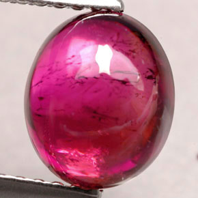 Tourmaline rubellite rouge naturelle transparent, 2,26 ct, transparent / translucide