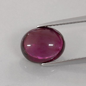 Tourmaline rubellite rouge naturelle transparent, 4,65 ct, transparent / translucide