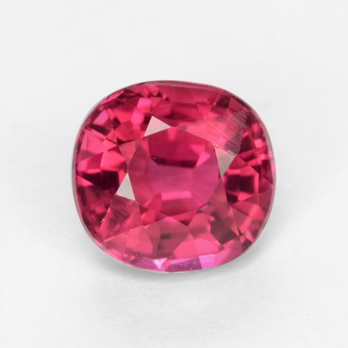 Tourmaline rubellite Rose rougeâtre profond naturelle Coupe ovale, 0.78 ct, VVS-VS