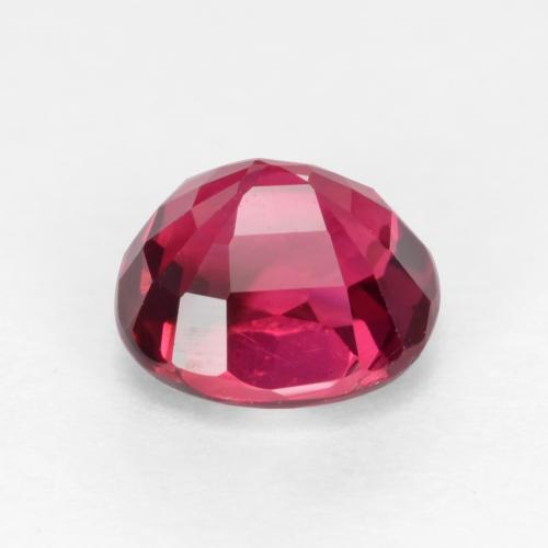 Tourmaline rubellite Rose rougeâtre profond naturelle Coupe ovale, 0.78 ct, VVS-VS