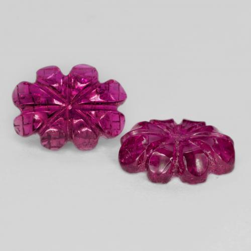 Achetez naturel 3.63ct Rouge foncé Tourmaline rubellite gems, Taille Fleur, En provenance Mozambique chez GemSelect. En stock, livraison internationale!