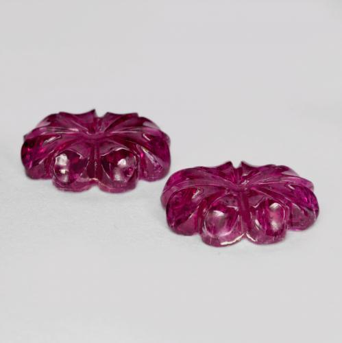 Achetez naturel 6.38ct Rouge framboises Tourmaline rubellite gems, Taille Fleur, En provenance Mozambique chez GemSelect. En stock, livraison internationale!