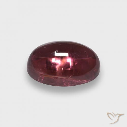 Tourmaline rubellite Rouge framboises naturelle ovale, 2.28 ct, Translucide