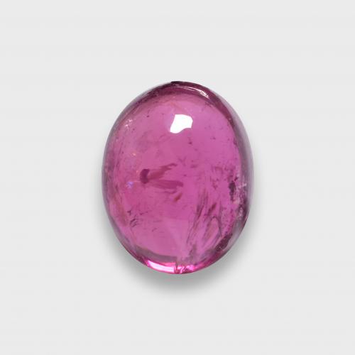 Tourmaline rubellite Rouge framboises naturelle Coupe ovale, 1.33 ct, Translucide