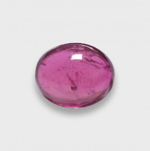 Tourmaline rubellite Rouge framboises naturelle Coupe ovale, 1.33 ct, Translucide