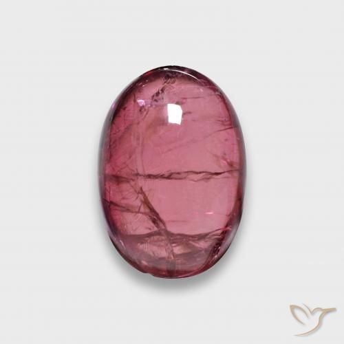 3.23ct Naturel Rouge framboises Tourmaline rubellite, ovale, Translucide
