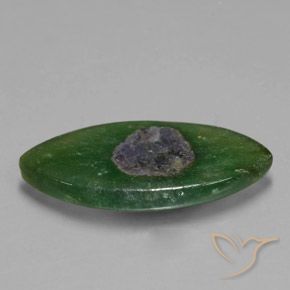 Rubis en fuchsite Multicolore naturelle Marquise, 8.51 ct, Translucide