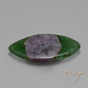 Rubis en fuchsite Multicolore naturelle Marquise, 7.45 ct, Translucide
