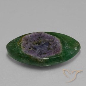 Rubis en fuchsite Multicolore naturelle Marquise, 13.22 ct, Translucide