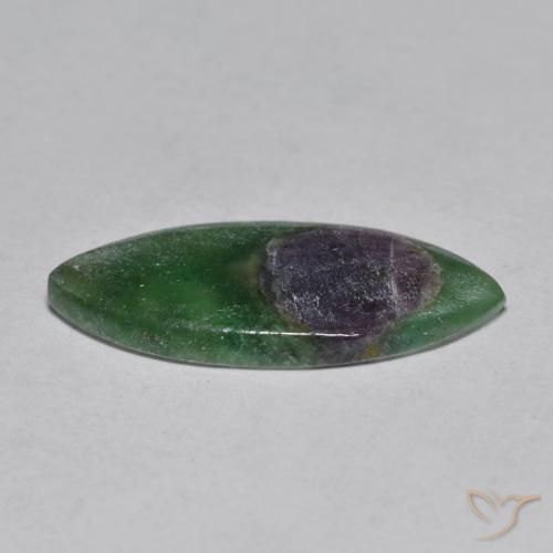 Rubis en fuchsite Multicolore naturelle Marquise, 3.75 ct, Translucide