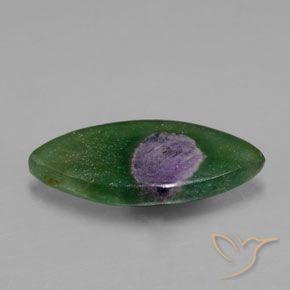 Rubis en fuchsite Multicolore naturelle Marquise, 5.26 ct, Translucide