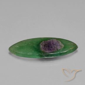 Rubis en fuchsite Multicolore naturelle Marquise, 5.57 ct, Translucide