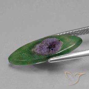 Rubis en fuchsite Multicolore naturelle Marquise, 3.31 ct, Translucide