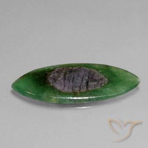Rubis en fuchsite Multicolore naturelle Marquise, 8.77 ct, Translucide