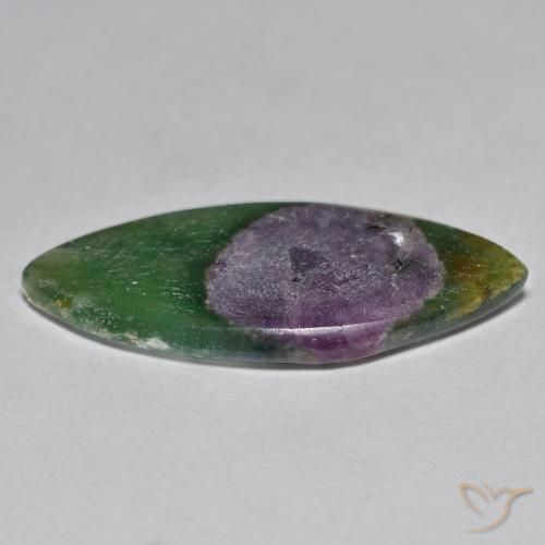 Rubis en fuchsite Multicolore naturelle Marquise, 10.67 ct, Translucide