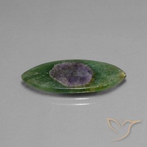 Rubis en fuchsite Multicolore naturelle Marquise, 7.98 ct, Translucide
