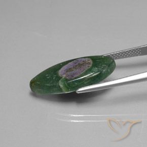 Rubis en fuchsite Multicolore naturelle Marquise, 10.31 ct, Translucide