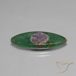 Rubis en fuchsite Multicolore naturelle Marquise, 10.40 ct, Translucide