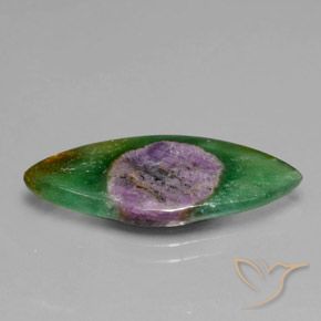 Rubis en fuchsite Multicolore naturelle Marquise, 7.82 ct, Translucide