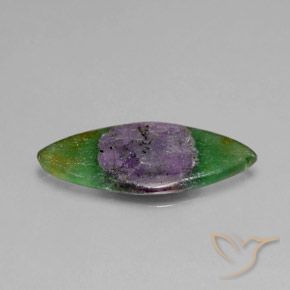 Rubis en fuchsite Multicolore naturelle Marquise, 5.03 ct, Translucide