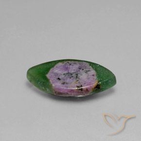Rubis en fuchsite Multicolore naturelle Marquise, 6.69 ct, Translucide