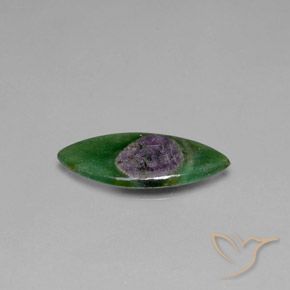 Rubis en fuchsite Multicolore naturelle Marquise, 5.08 ct, Translucide